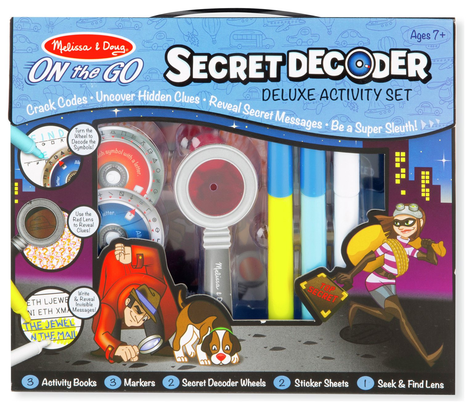 Melissa & Doug Secret Decoder Deluxe Activity Kit