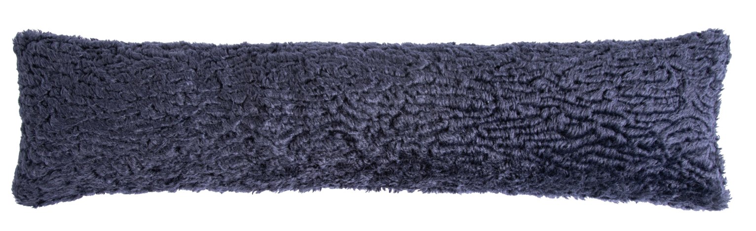 Habitat Shearling Draught Excluder - Navy