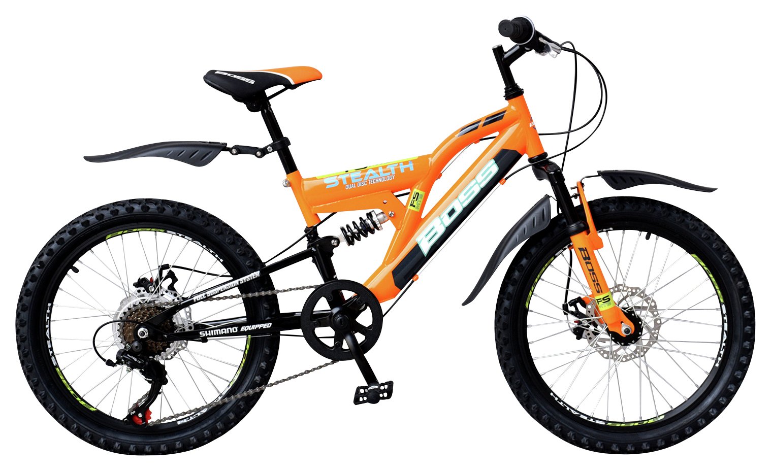 Boss Stealth 20 Inch Kids Mountain Bike - Orange