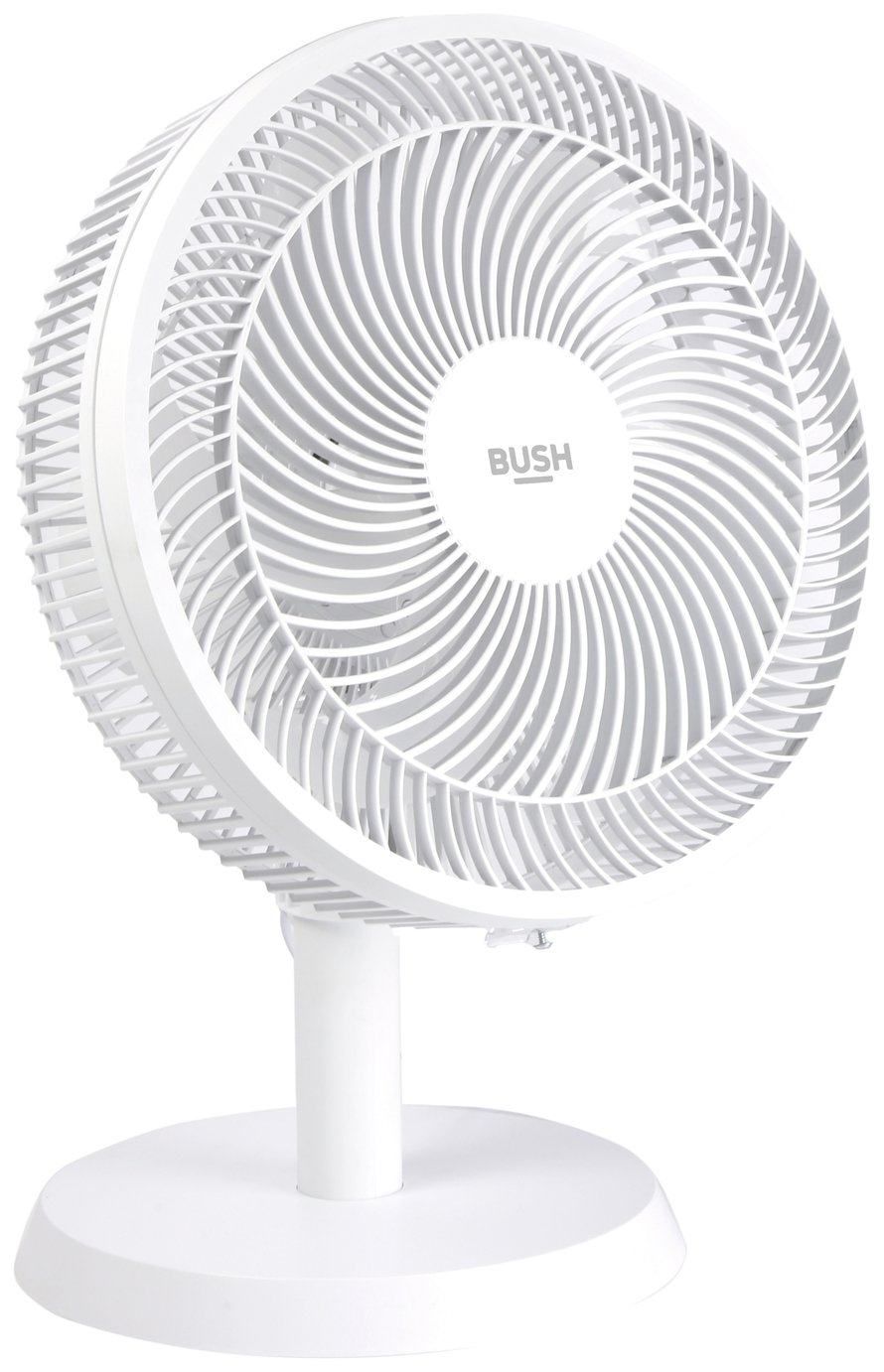 Bush White Desk Fan - 12 Inch