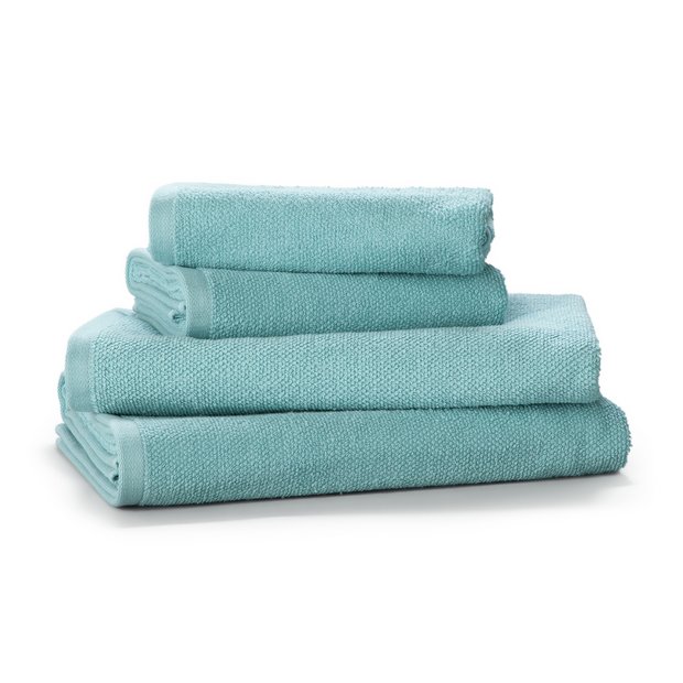 Buy Argos Home 4 Piece Towel Bale Sky Blue Bath towels Argos