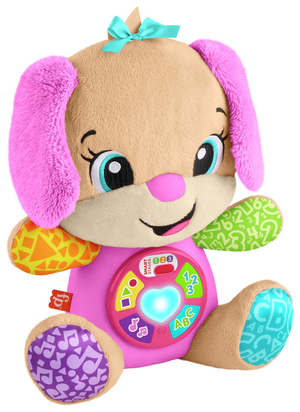 Fisher-Price Laugh & Learn Smart Stages Sis Pink Plush 