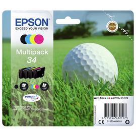 Epson Golf Ball 34 Ink Cartridges - Black & Colour