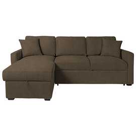 Habitat Reagan Fabric Left Hand Chaise Corner Sofa Bed