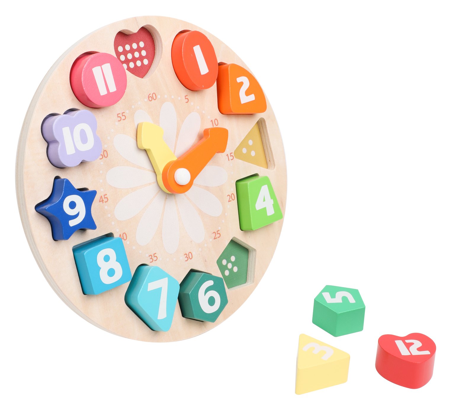 Chad Valley Wooden Learning Clock