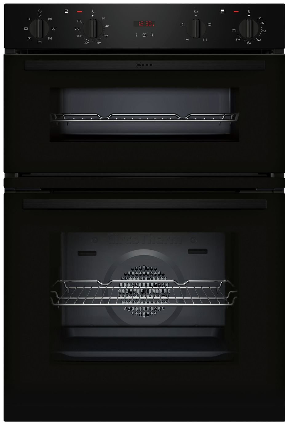 Neff U1DCC0AK3B Built In Double Electric Oven - Black