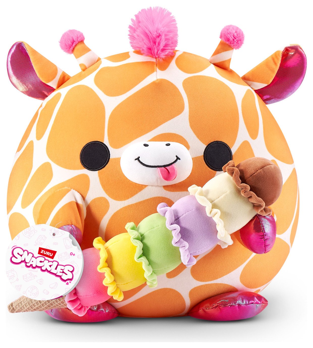 Snackles Giraffe Plush Soft Toy