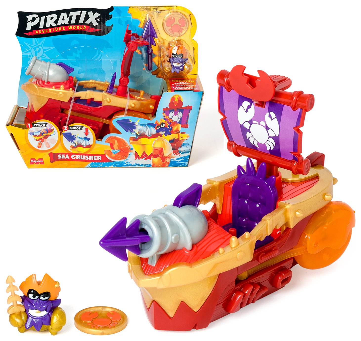 Piratix Sea Crusher Playset