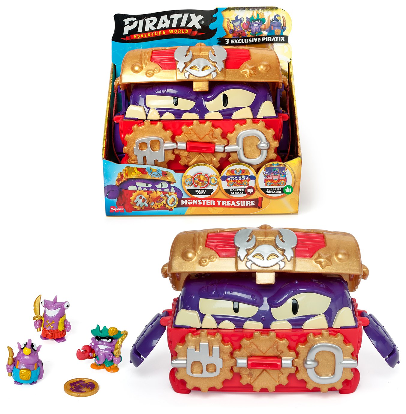 Piratix Monster Treasure Playset