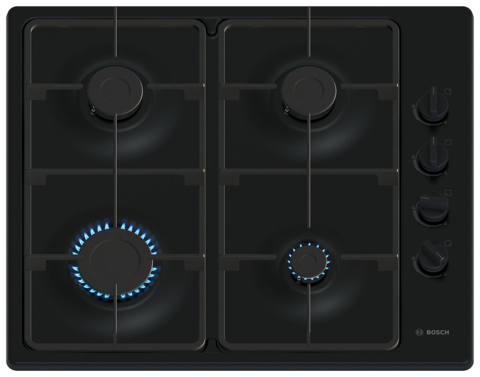 Bosch PBP6B5K60 Gas Hob - Black
