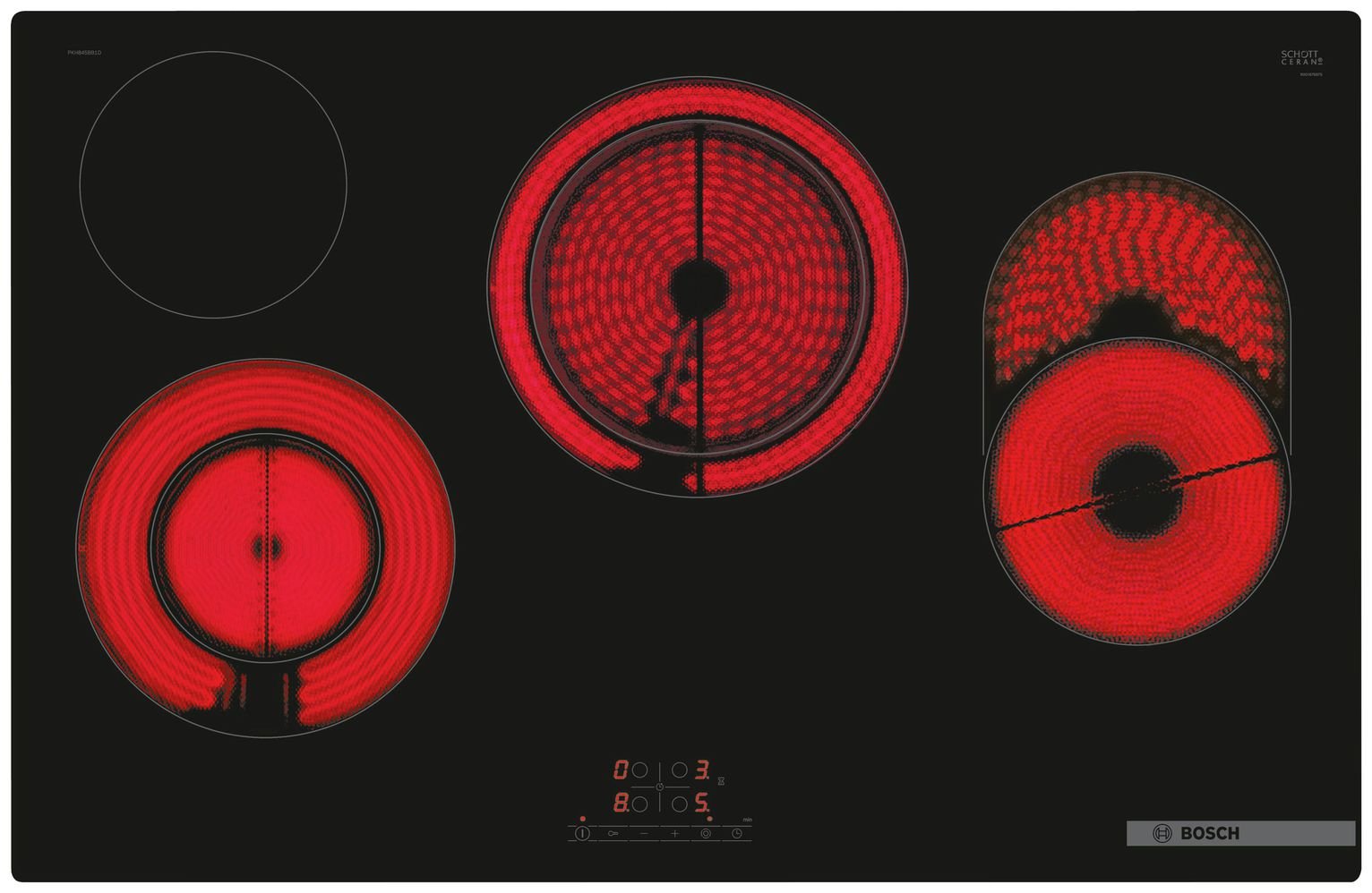 Bosch PKH811BB1D Ceramic Hob - Black