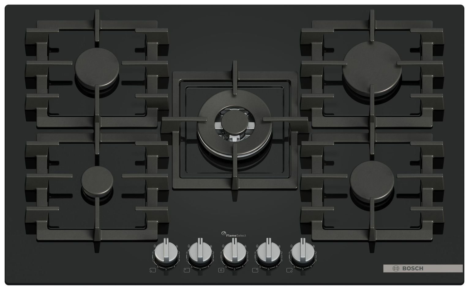 Bosch PPQ7A6I40 Gas Hob - Black