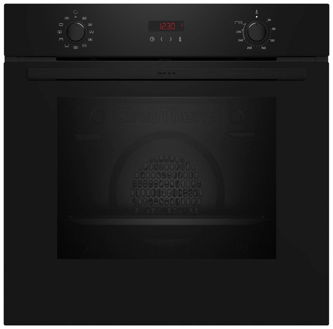 Neff B2DCG7AK3B Built In Single Electric Oven - Black 