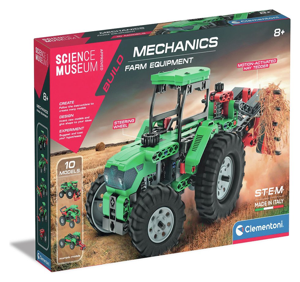 Clementoni Science Museum Mechanics Farm Equipment