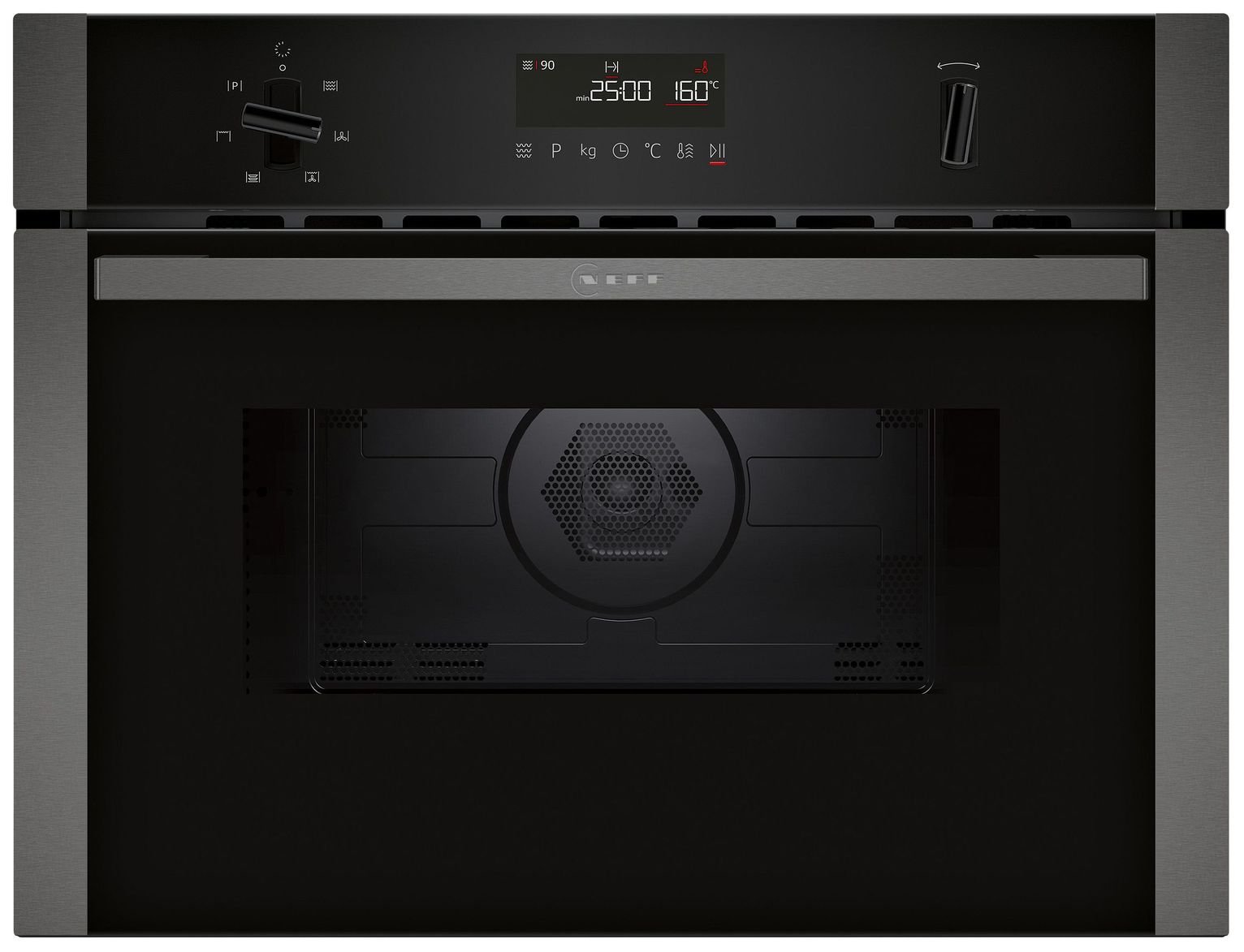 Neff C1AMG84G1B 900W Built In Microwave - Graphite
