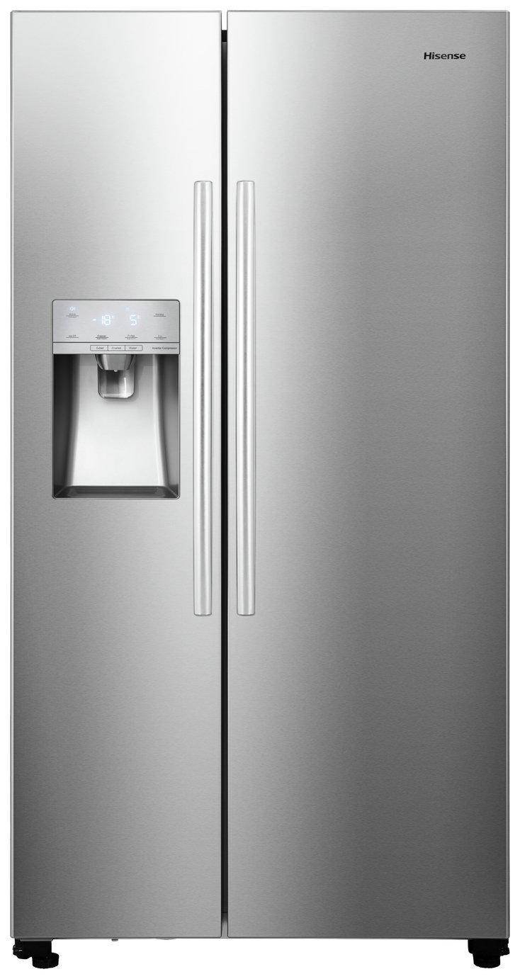 Hisense RS694N4ICE Fridge Freezer - Stainless Steel