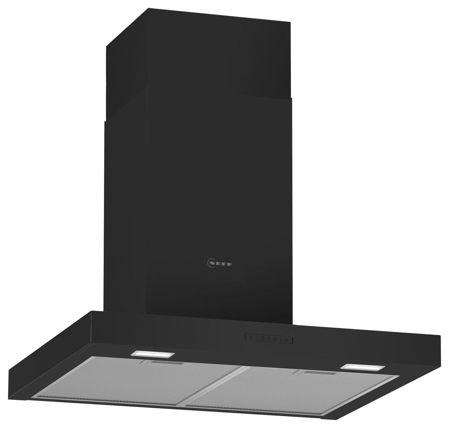 Neff D62BBC0S0B 60cm Wall Mounted Cooker Hood - Black