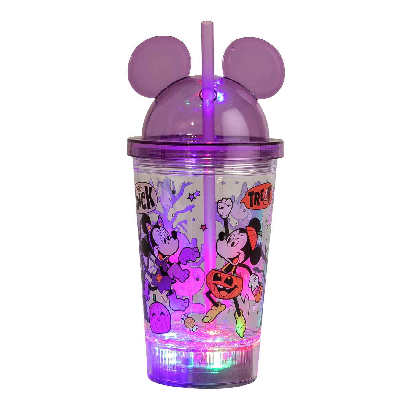 Disney Mickey & Minnie Mouse Light Up Sipper Soda Cup -570ml