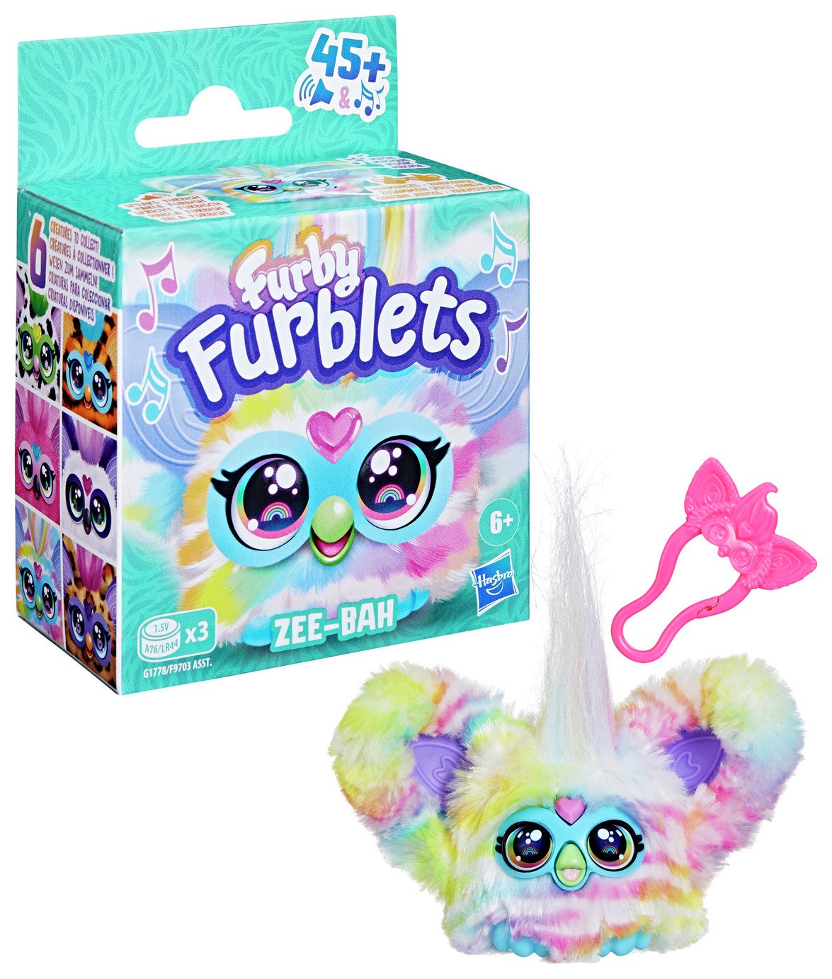 Hasbro Furby Furblet Zee Bah Interactive Plush Toy