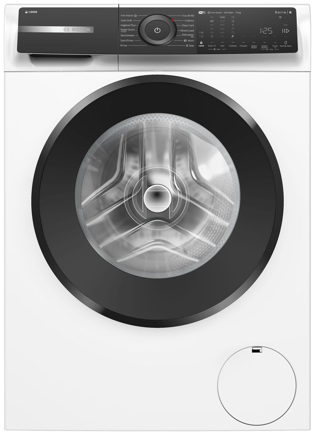 Bosch WGH254A0GB 10kg 1400 Spin i-Dos Washing Machine –White