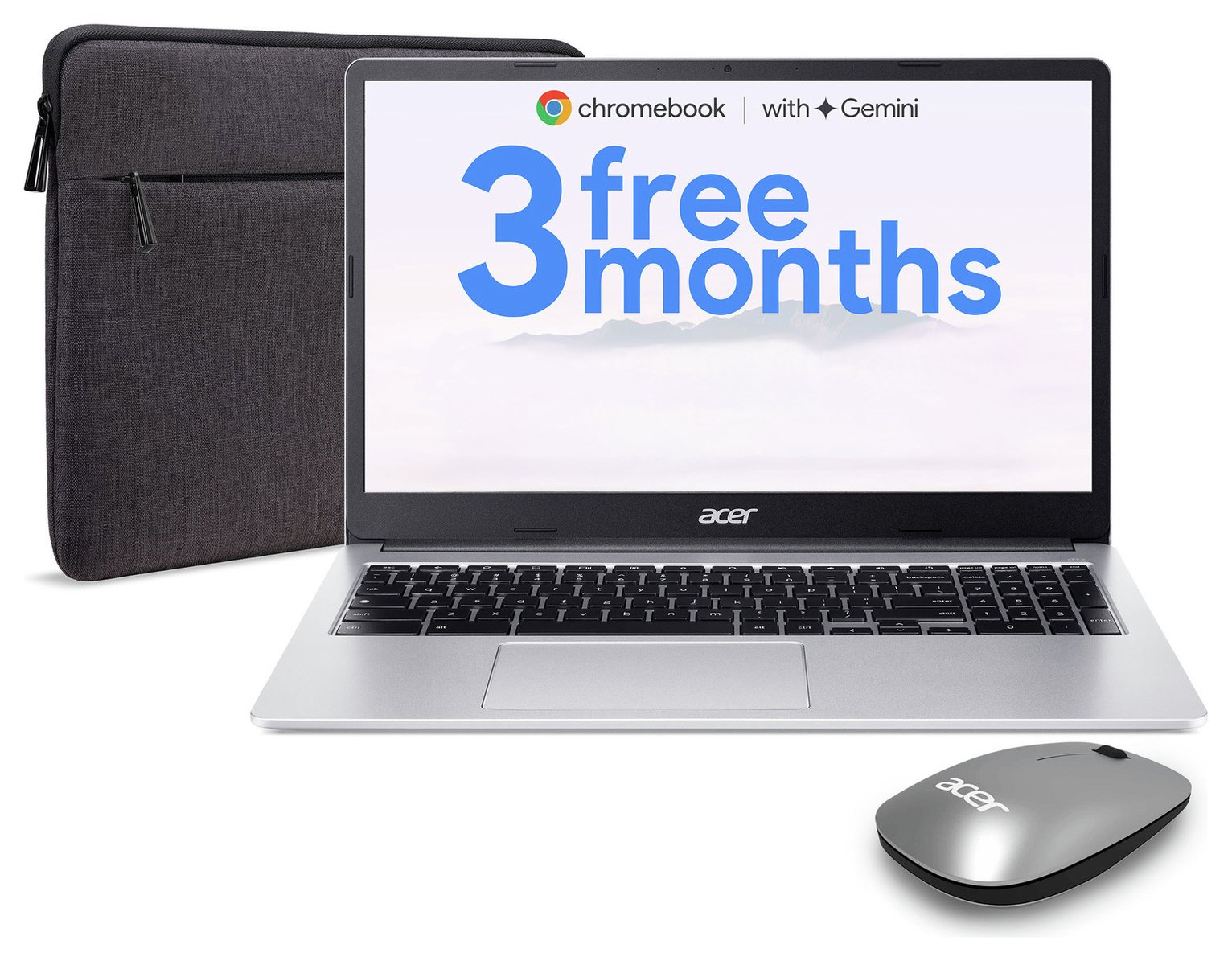 Acer 315 15.6in Celeron 4GB 128GB Chromebook - Silver