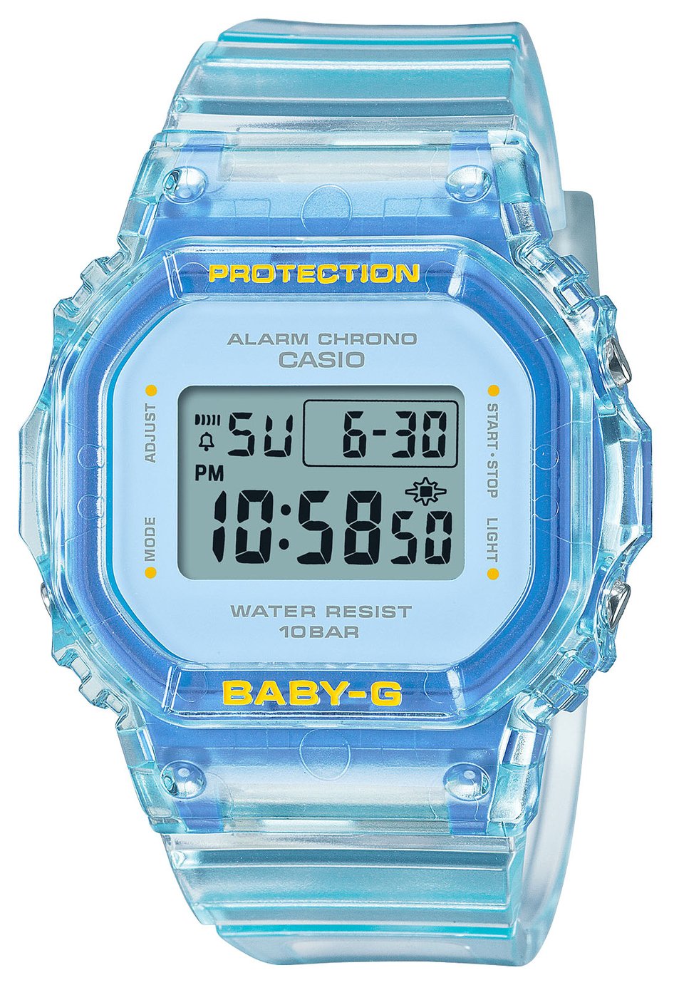 Casio Baby-G Digital Display Blue Bracelet Watch