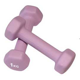 Pro Fitness Neoprene Dumbbells - 2 x 1kg