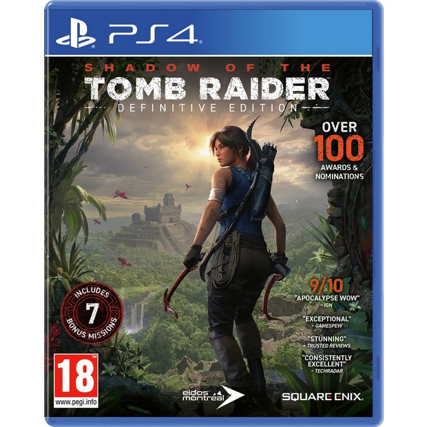 Buy Shadow Of The Tomb Raider Definitive Edition Ps4 Game Ps4 Games Argos