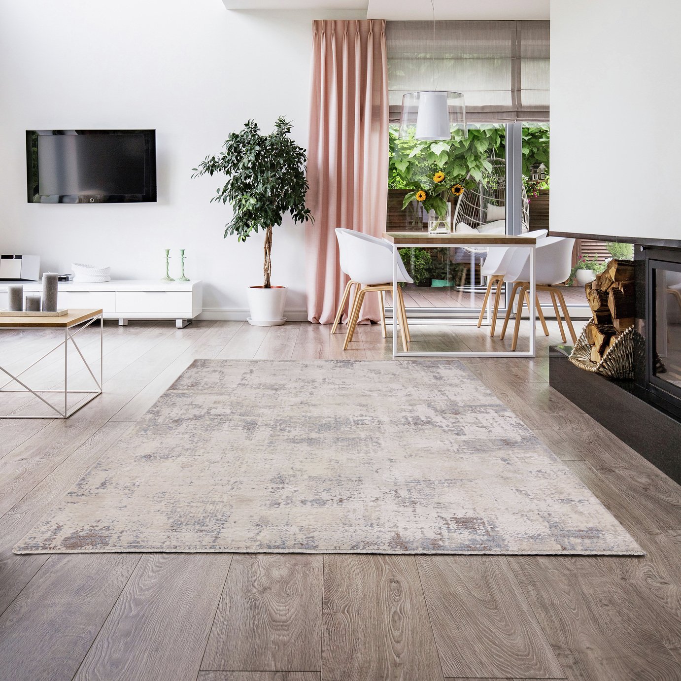 Asiatic Seville Ribera Cut Pile Rug - 120x180cm