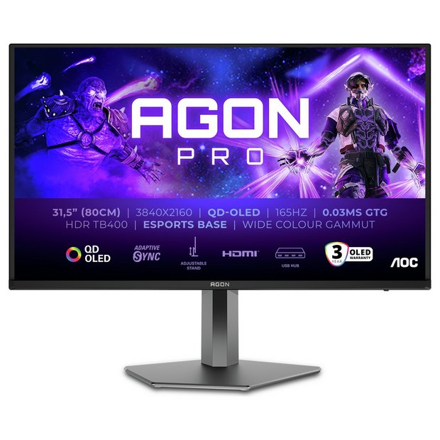 Buy AOC AGON Pro AG326UD Inch 165Hz UHD Gaming Monitor PC