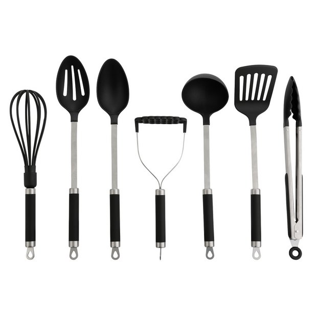 Stainless steel shop utensil set