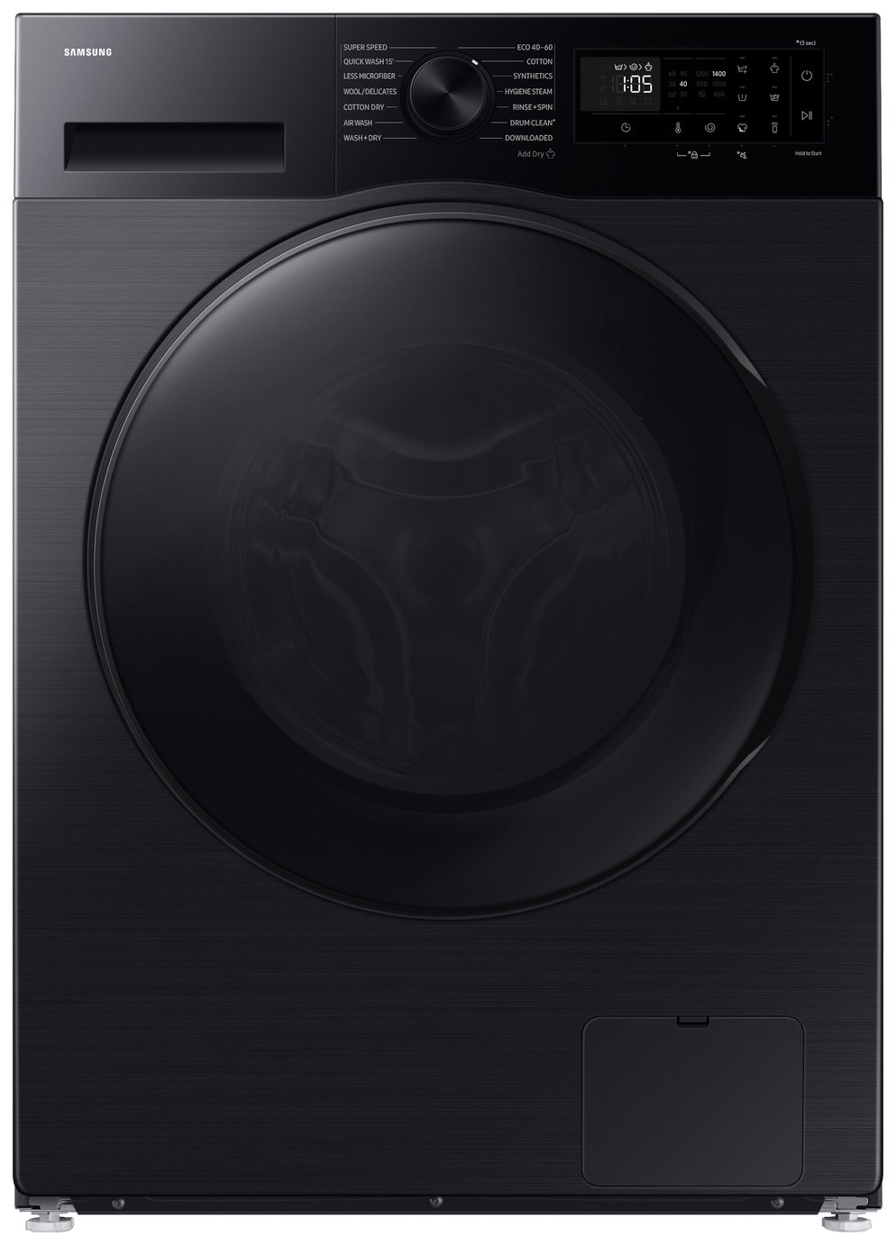 Samsung WD90DG5G34BBEU 9/5KG 1400 Spin Washer Dryer - Black