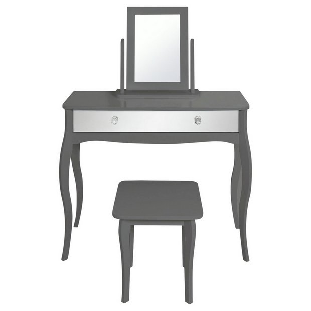 Buy Argos Home Amelie Mirror Dressing Table Set Grey Dressing Tables Argos