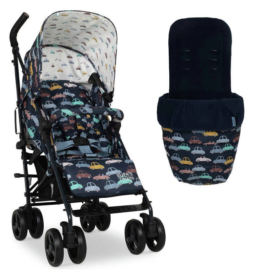 Cosatto Supa 3 Beep Beep Pushchair with Footmuff