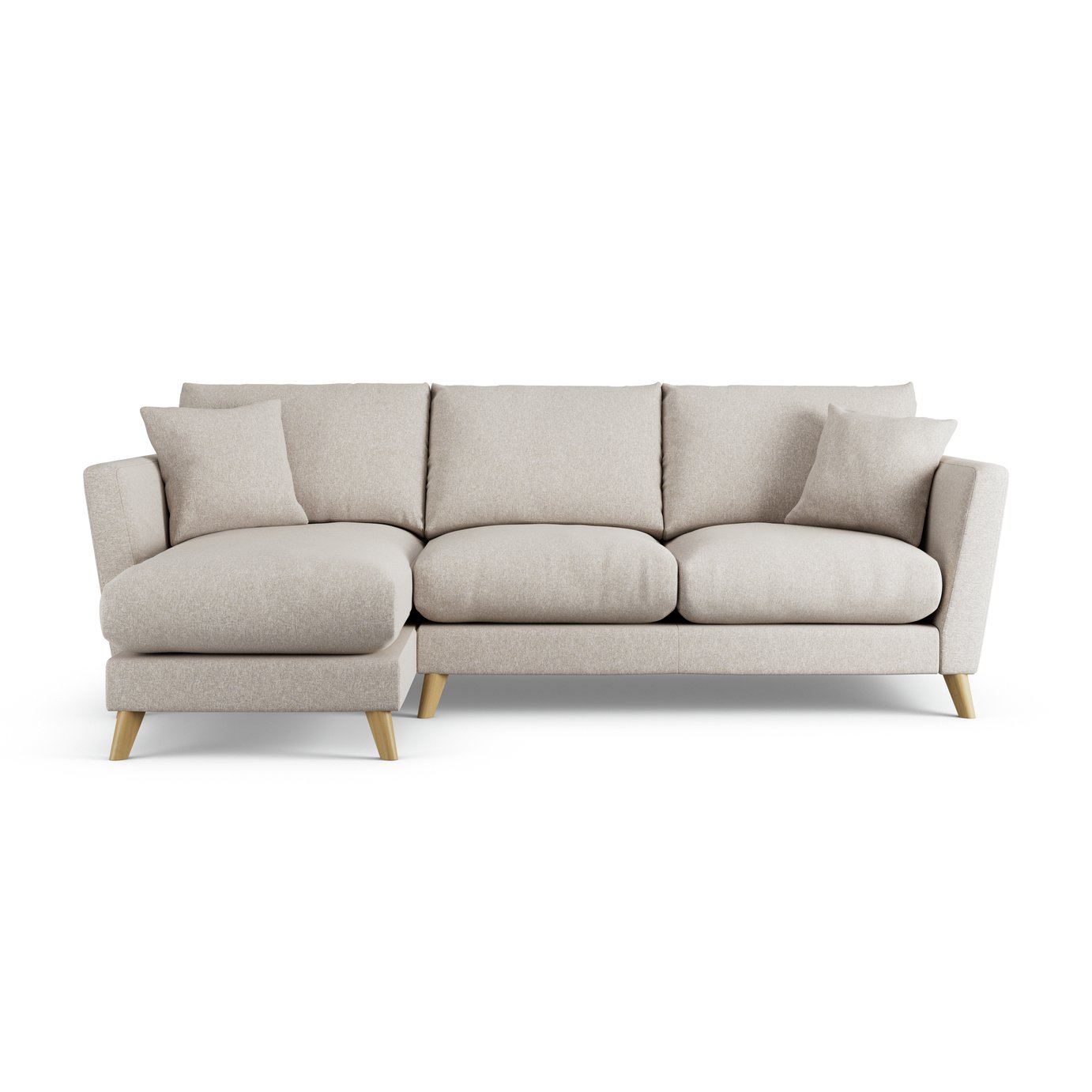 Habitat Lomond 4 Seater Left Hand Chaise Sofa