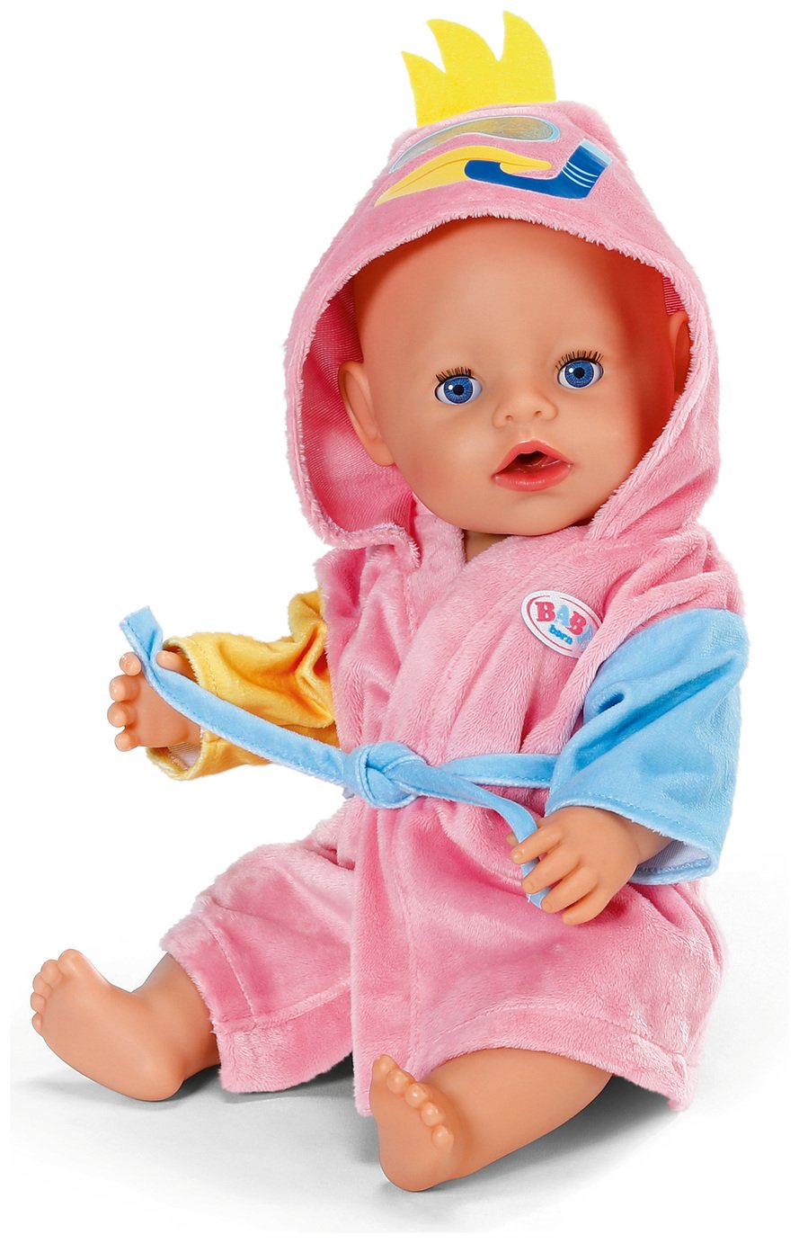 Baby Born 17 Inch Doll Bathrobe 