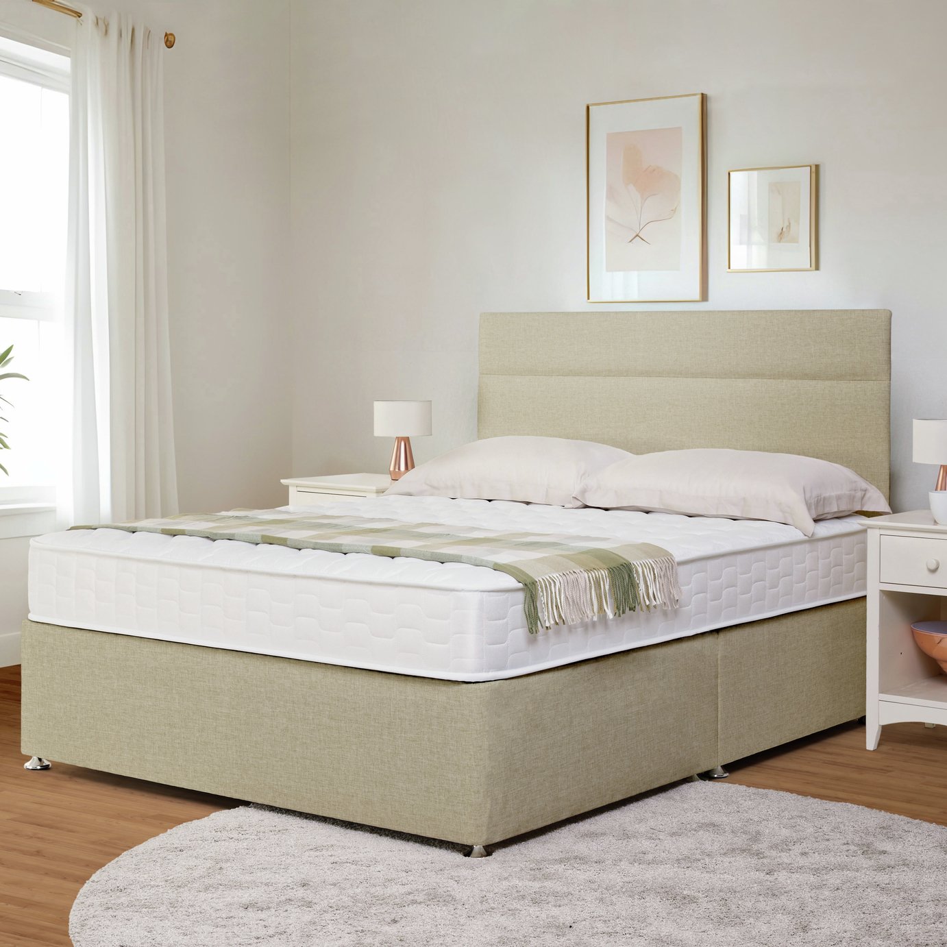 Argos Home Elmdon Deep Ortho Divan Bed - Kingsize