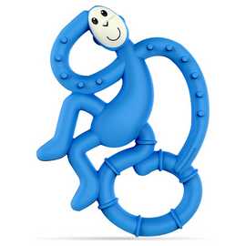 Matchstick Monkey Mini Monkey Teether - Blue