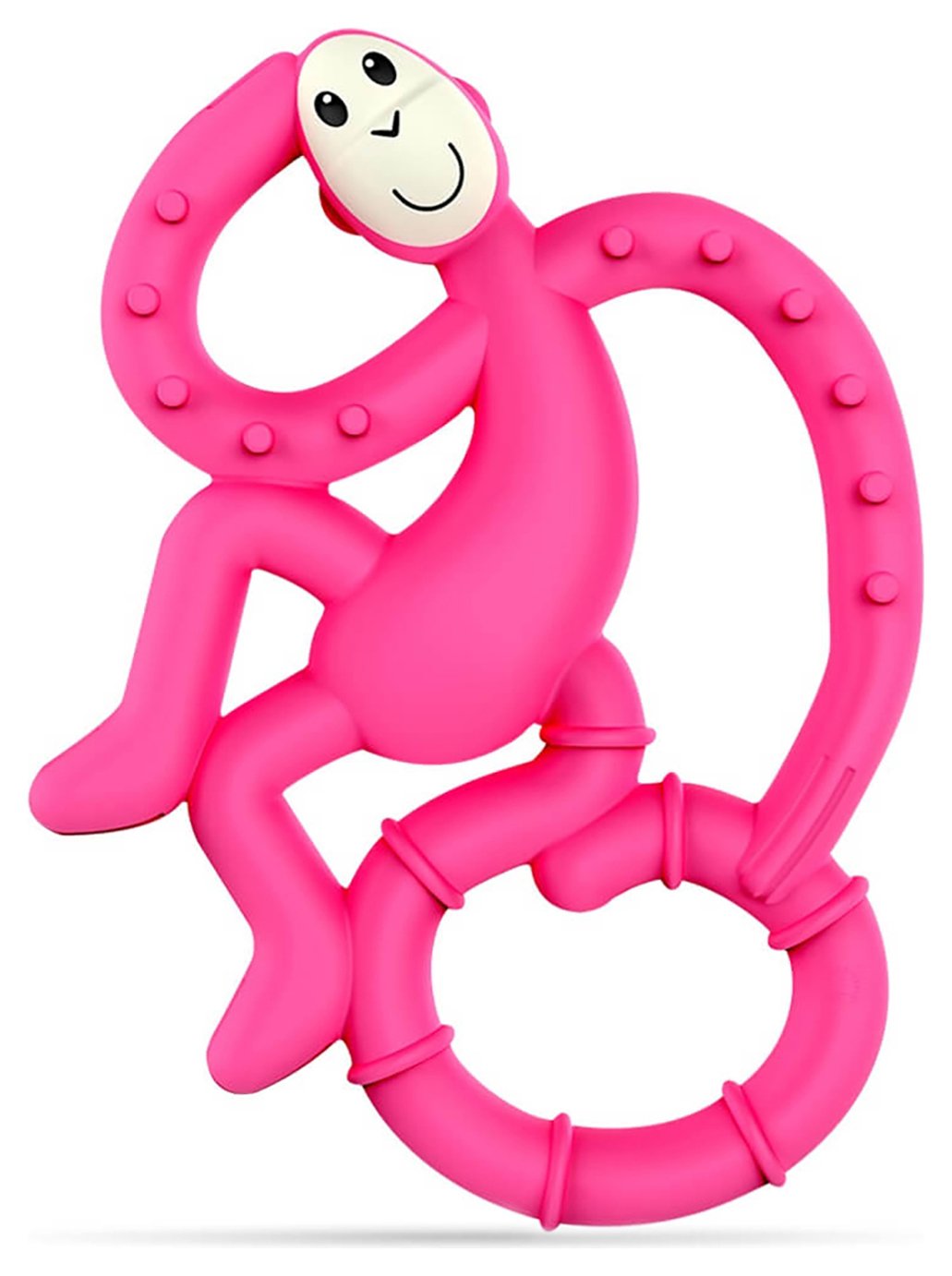Matchstick Monkey Mini Monkey Teether - Pink