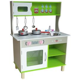 Kiddi Style Kid's Large Modern Wood Kitchen - Green