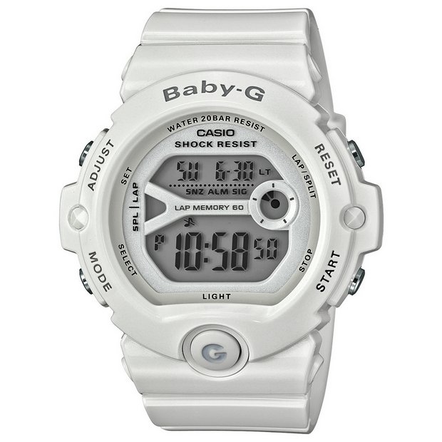 Buy Casio Baby G Ladies White Shock Resistant Watch Womens Watches Argos