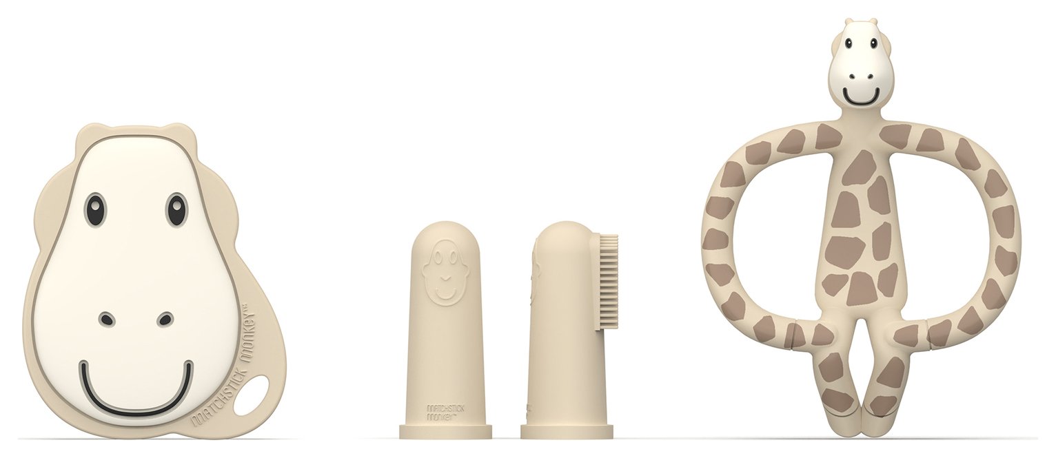 Matchstick Monkey Teething Set - Giraffe