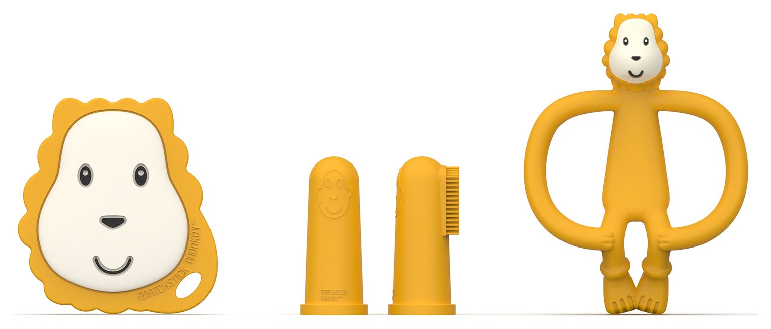 Matchstick Monkey Teething Set - Lion