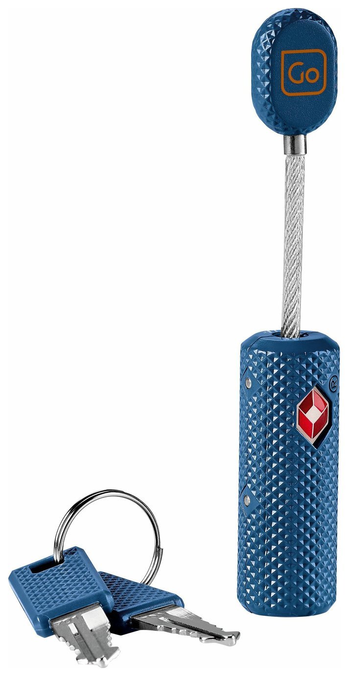 Go Travel TSA Key Cable Padlocks - Twin Set