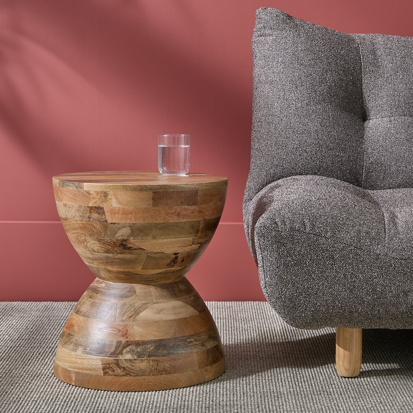 Habitat Erma Side Table - Natural