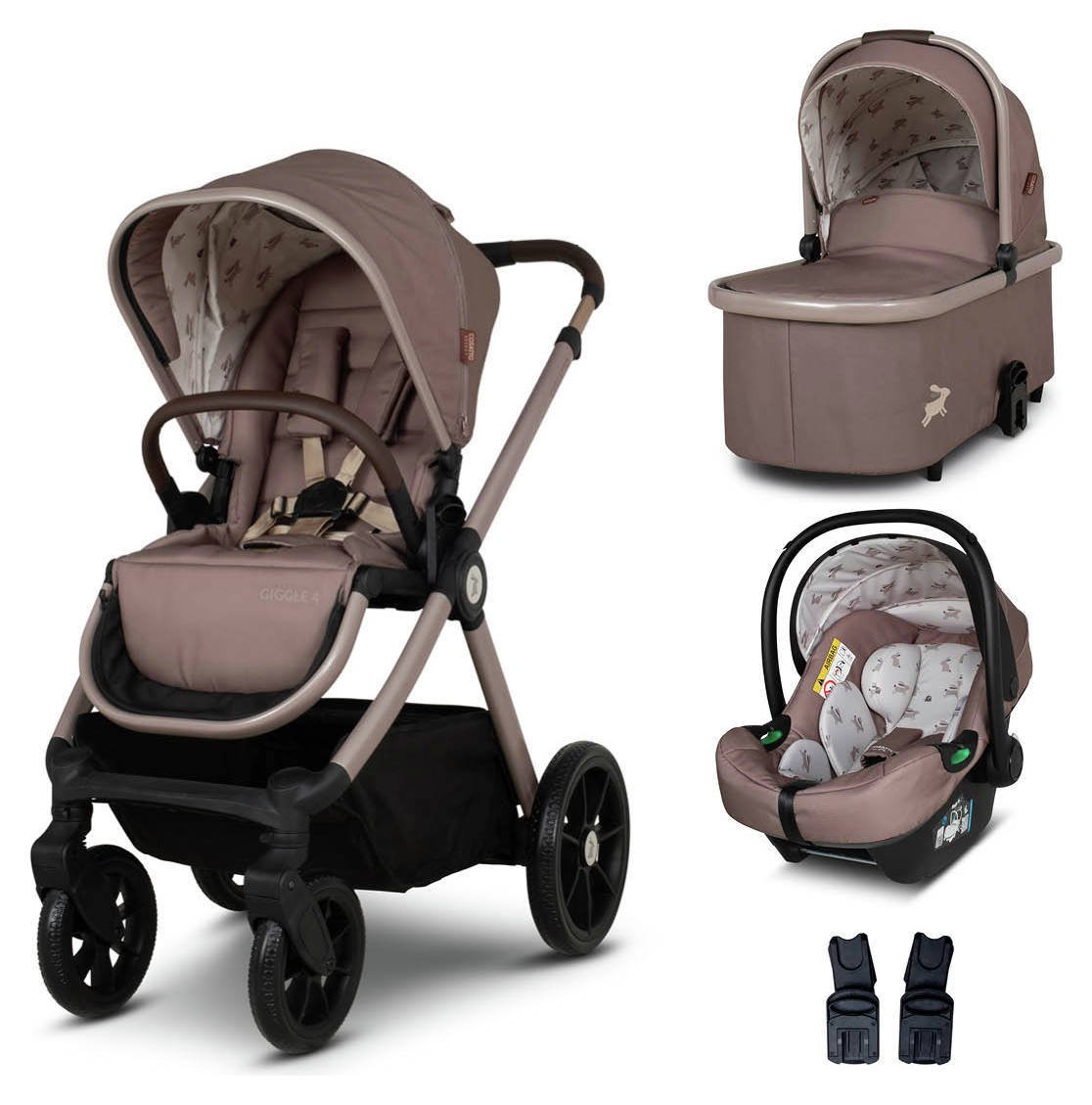 Cosatto Giggle 4 Pushchair & Car Seat Travel System - Lollop