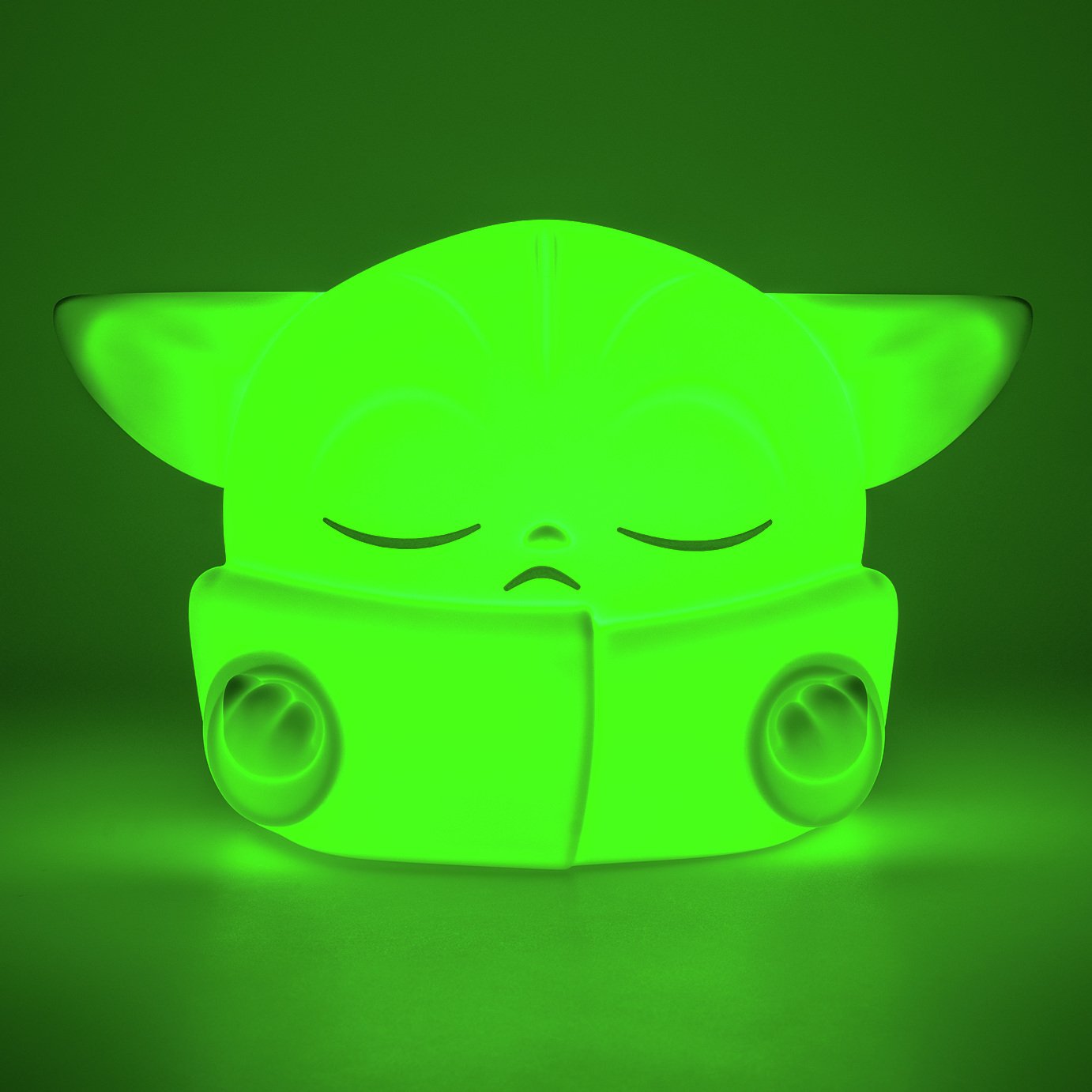 The Mandalorian Grogu SquishyGlo Desk Lamp - Green