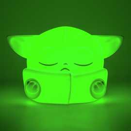 The Mandalorian Grogu SquishyGlo Desk Lamp - Green