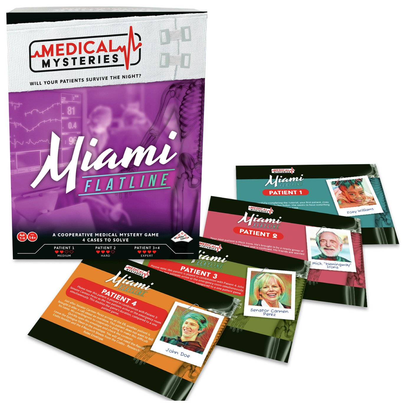Tomy Medical Mysteries Miami Board Game