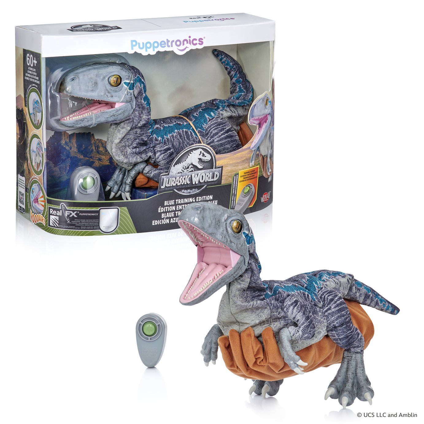 Jurassic World Blue Puppetronic RealFX Training Clicker